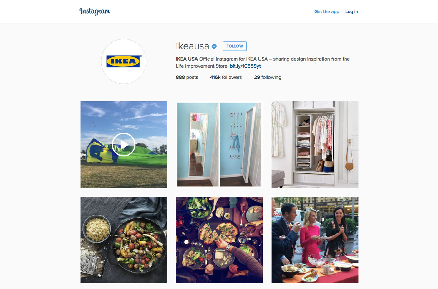 Ikea USA instagram Marvellous digital marketing agency