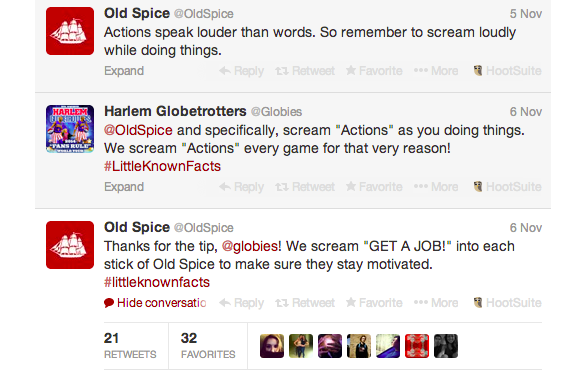 Old Spice Customer Service on Twitter