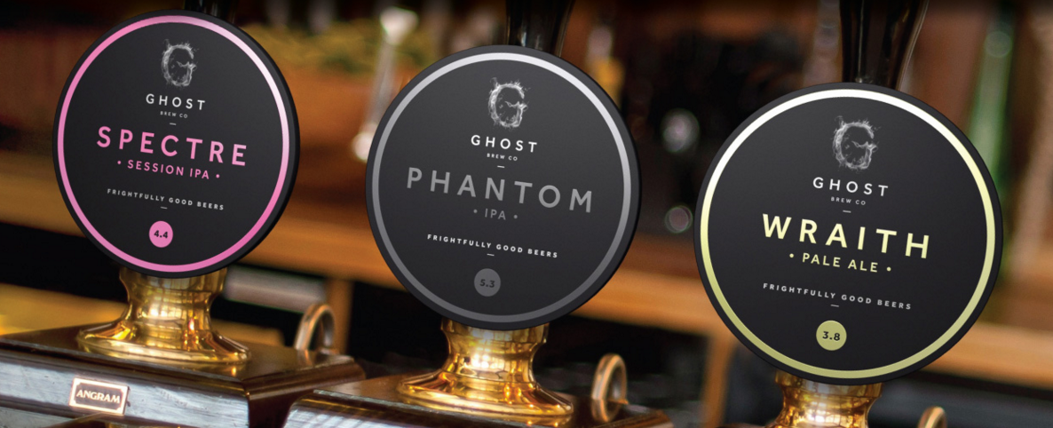 Ghost Brewing pump clips