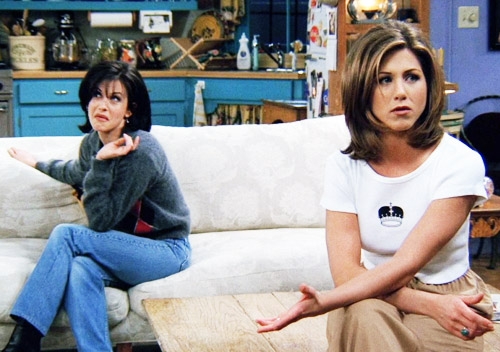 Monica and Rachael | Friends | 90s fashion | Marvellous Digital Agency