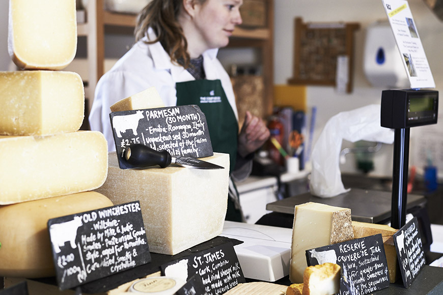 courtyard dairy gallery image of shop by marvellous design agency leeds.