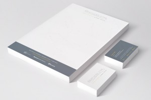 northern star gallery image of letterhead and business cards by marvellous design agency leeds.