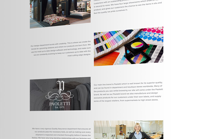 Riva gallery image of website by marvellous web design agency leeds