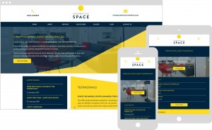 Constructive space perch website on multiple devices