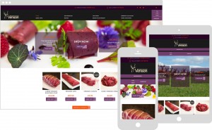 Holmed farmed venison displaying on multiple devices
