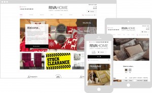 Riva Home Megento website featured on multiple devices