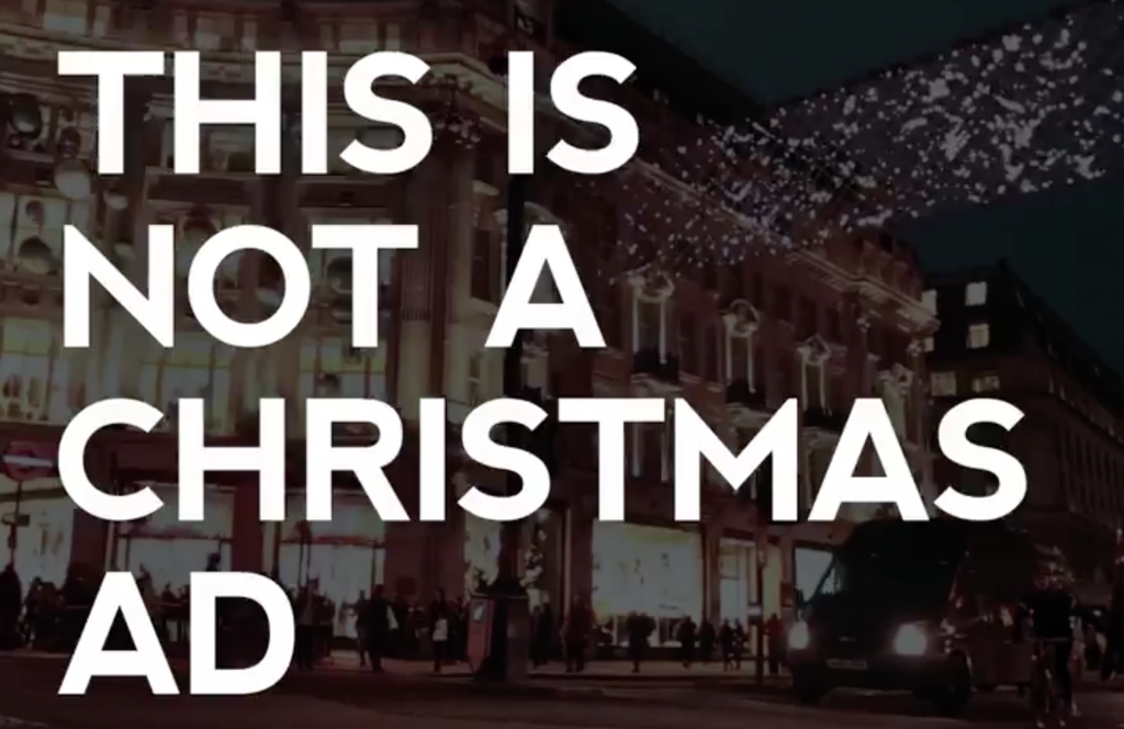 The campaign of Christmas: Stop Funding Hate