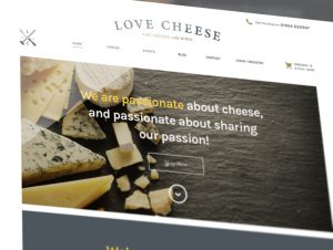 Love Cheese Website Screenshot