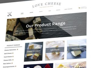 Love Cheese Website Screenshot