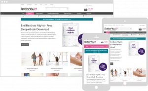 BetterYou Website Shown on Different Devices