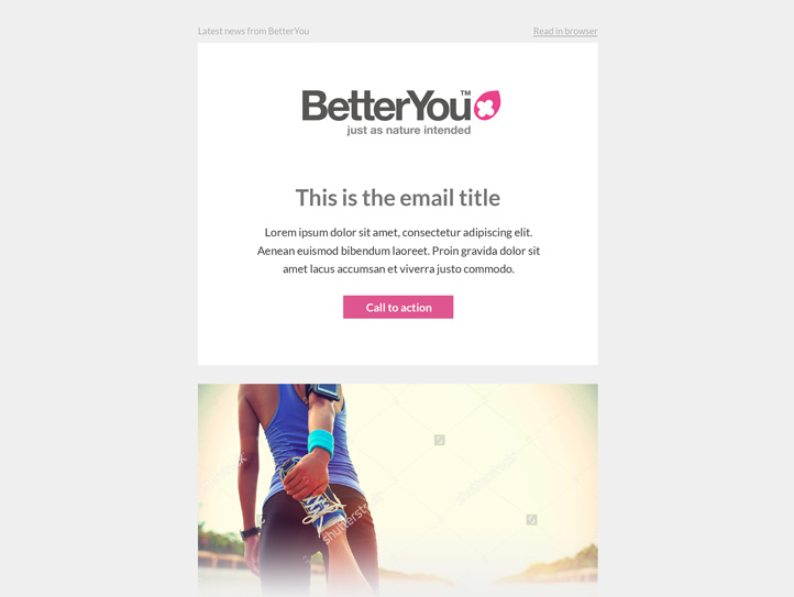 BetterYou Email Screenshot