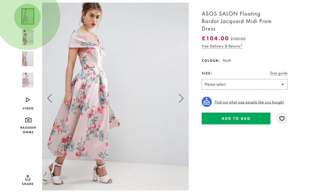 Asos product photography