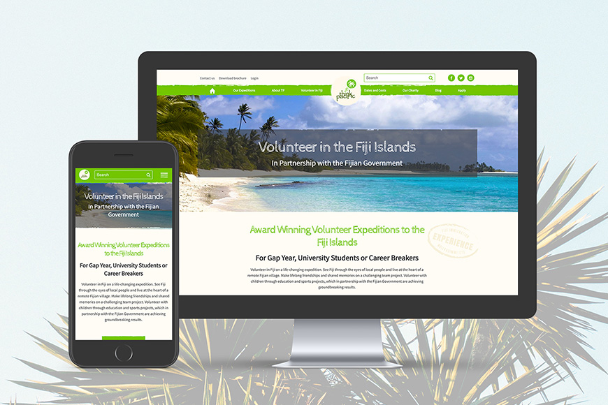 Think Pacific responsive design